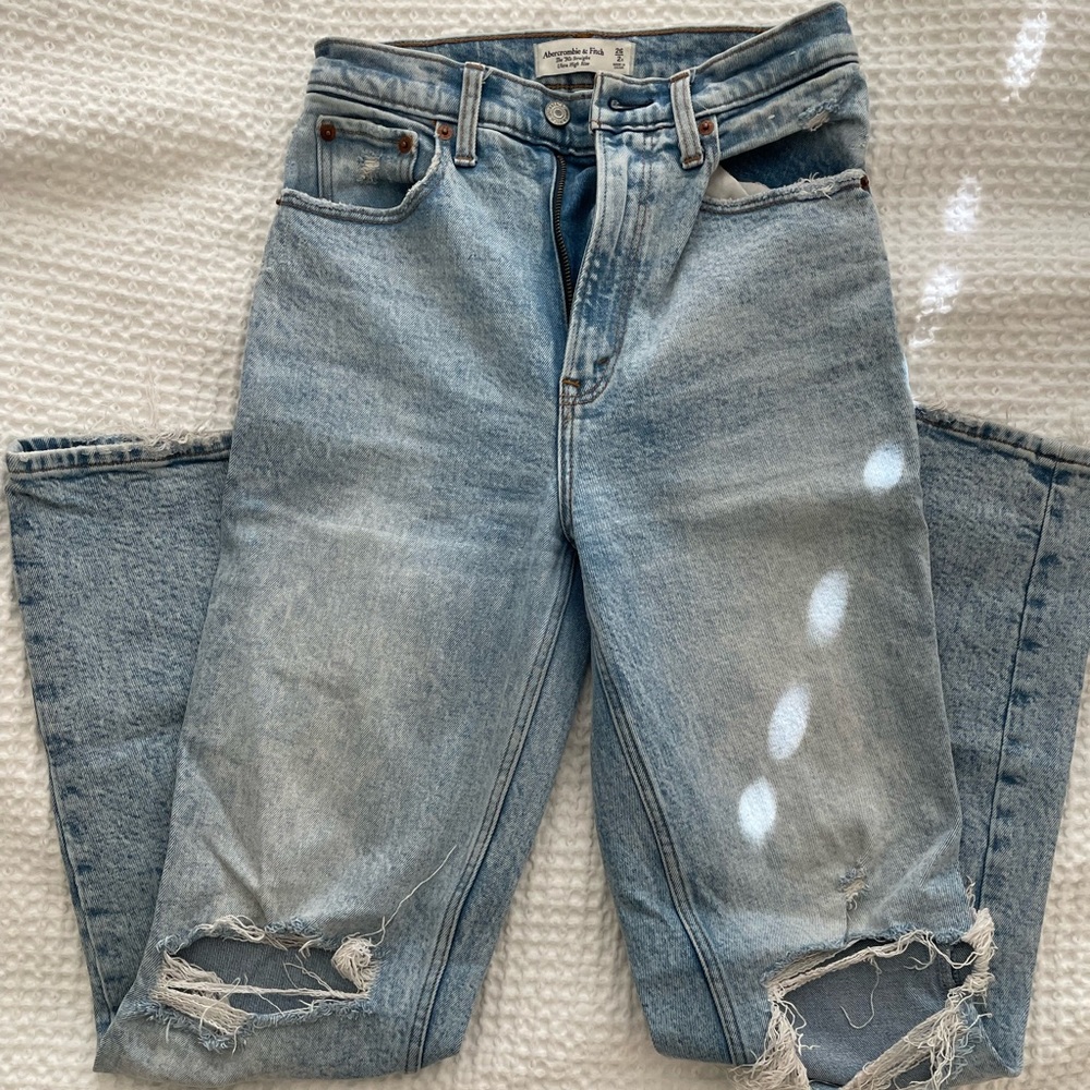 Abercrombie 90s ultra high waisted jeans